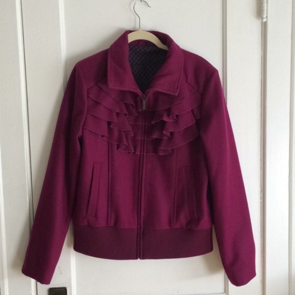 Steve Madden Purple Pea Coat